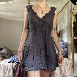 Free People Women's Grey Dress